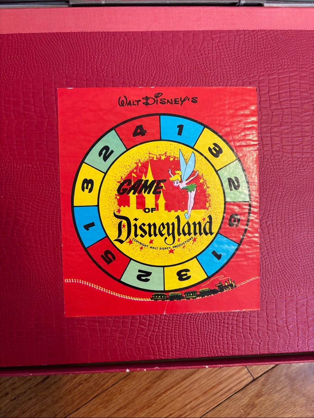 Disney DIsneyland Game Box - Red with Green and Yellow Logo - Picture 2 of 9